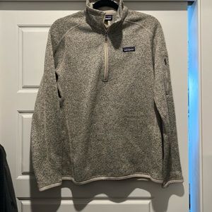 tan Patagonia 1/4 zip!